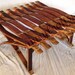 Wine Barrel Stave Coffee Table - 100% recycled Napa barrels