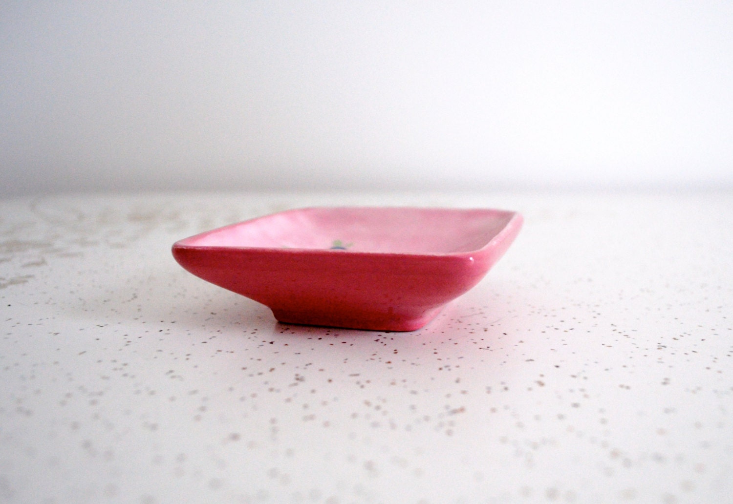 Double Pink Soy Dish