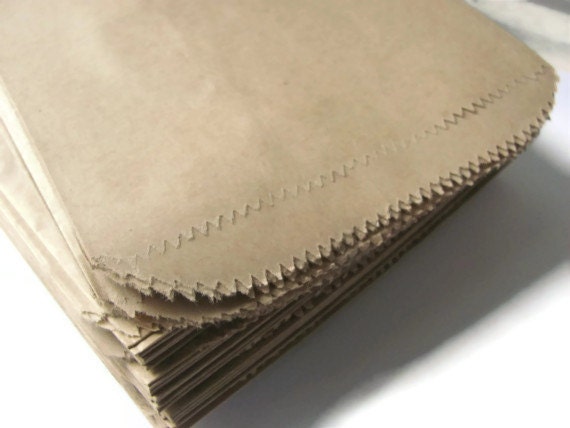 200 Kraft Brown Paper Bags 5 x 7.75 size - Medium 5 x 7 3/4 size - Flat - Merchandise - Favor - 5x7 / 5 x 7 1/2 - Wedding Candy Buffet