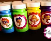 Set of 50 - Bubble Guppies Stickers  for Bubbles and other Party Favors