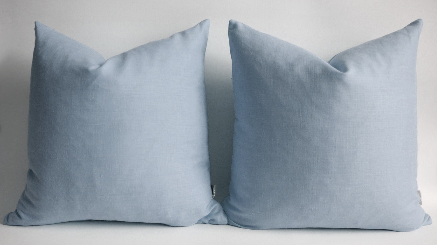 Sukan / 1 Linen Pillow Covers Blue - Decorative Throw Pillow Cover - Cushion Cover - Linen Cushion - Sofa Pillows 18 x18