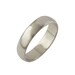 Classic Matte Finish Wedding Band in 14k White Gold
