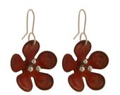 Copper Daisy Earrings