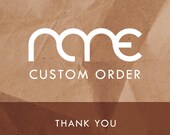 Custom order for Julie