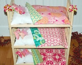 Doll Triple Bunk Bed - Notting Hill Luxe Bunk Bed - Fits American Girl Doll and 18 inch dolls