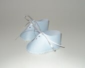 Paper Shoes Baby Blue Chevron Print Baby Boy Shoes