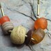 Recycled Beaded and Pottery Bead Necklace