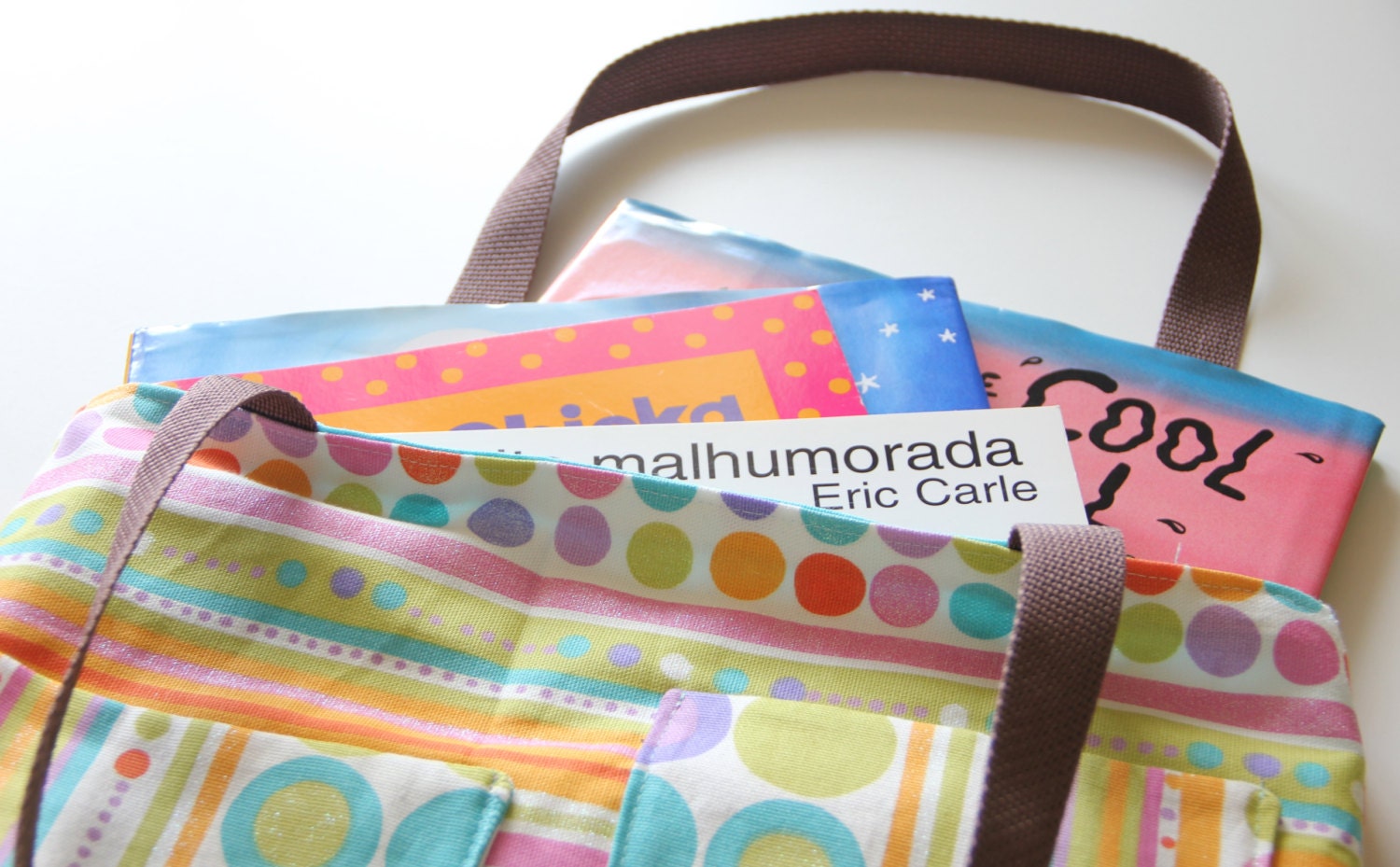Reversible Children's Bag- Fun Bright Colors With Multiple Pockets