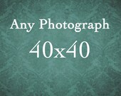 40x40 - Large Photo - Custom Size - Vintage Inspired and Dreamy - Baby Nursery - Home Decor - Fine Art Photography Print