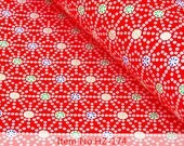 40% discount 23x17 inch (58x42cm) yuzen chiyogami washi paper sheet HZ-174 dots triangles in red background