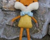 Plush Stuffed Boy Fox Softie Doll