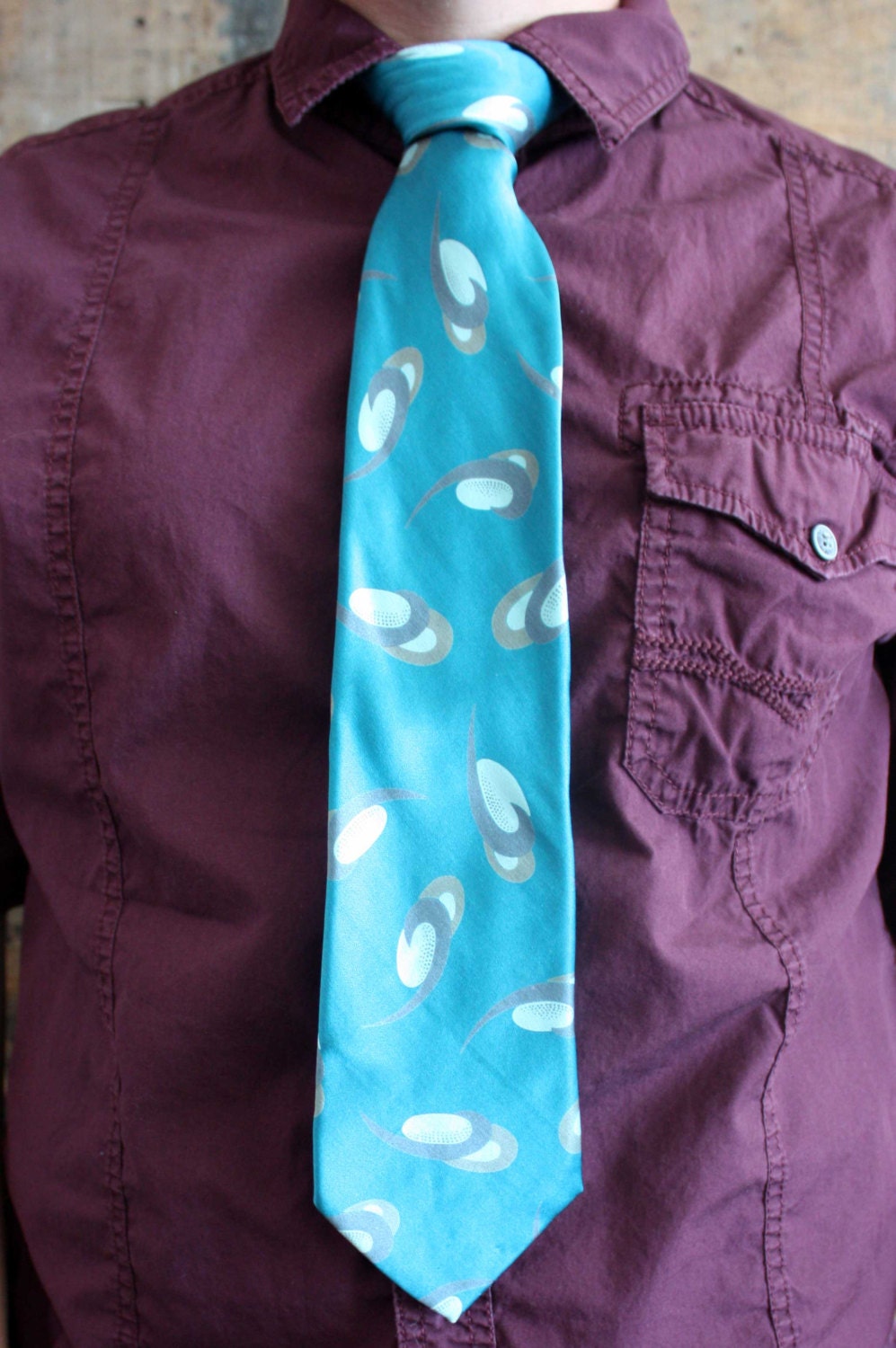 Vintage Emilio Romano 100% Silk Tie