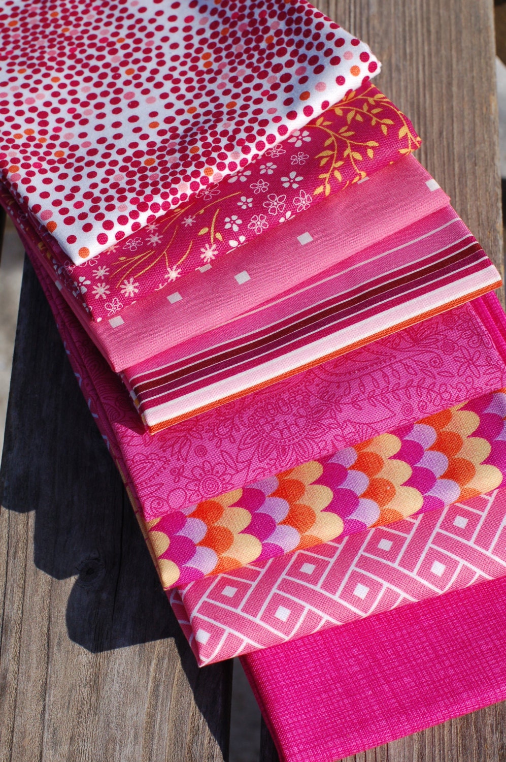Color Stash Builder Bundle- Fat Quarter Bundle-Pink