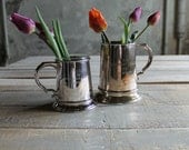 2 Vintage Silver Stein Trophies