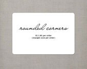 Rounded Corners - Order Add On
