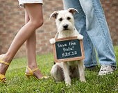 ONE Save the Date Chalkboard for your Wedding Date