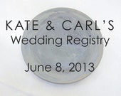 Salad Plate - Kate & Carl's  Wedding Registry - Dark Brown