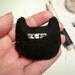 Grumpy cat  - felt and lacy brooch by Wassupbrothers