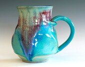 Large Coffee Mug, 16 oz, handmade ceramic cup, ceramic stoneware mug, coffee cup