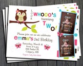 Owl Birthday Invitation - FREE Thank You Card included Il_170x135