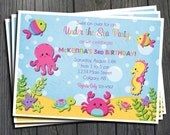 Under The Sea Birthday Invitation - Includes FREE Thank You Card Il_170x135