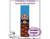 Humpty Dumpty - Beaded Peyote Bracelet Cuff Pattern