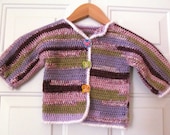 Child's Adorable Multi-Colored Spring Sweater  - FREE SHIPPING