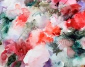 SUMMER FLOWERS Watercolor Painting by Dean Crouser