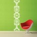 Damask Scroll- Vinyl Wall Decal - extra large floor to ceiling