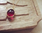 Fresh Berries Framed Pendant Necklace