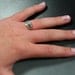 WEDDING RING SET -14k Yellow , Rose Gold or White Gold - Delicate Leaf Engagement ring with matching Wedding Band.