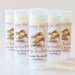 Orange Vanilla Natural Lip Balm - handmade, organic, citrus, gloss, lip butter, flavor, shea butter, cocoa butter, beeswax