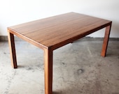 1960s Parsons Oak Dining Table