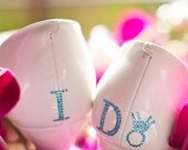 I Do Shoe Stickers - DIAMOND RING I Do Wedding Shoe Stickers - I Do Shoe Appliques - Rhinestone I Do Shoe Decals for your Bridal Shoes