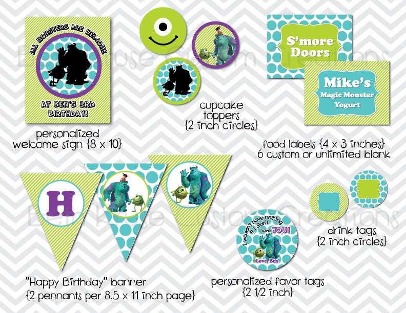 monsters inc printable party package Il_170x135