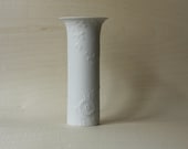 Vintage Tall White Matte Porcelain German Vase by Kaiser