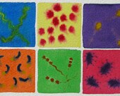 Bacteria Rainbow 10 - original watercolor painting