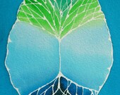 Root and Branch Brain 3 -  original watercolor painting