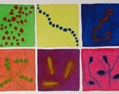Bacteria Rainbow 11 - original watercolor painting
