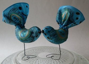 Gorgeous Wedding Cake Topper Peacock Love Birds Decorations Nursery Decor Gifts Ornaments