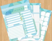 INSTANT DOWNLOAD Monthly Weekly Daily Planner Organizer, printable