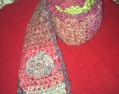 Colorful Warm Wool Scarf, Winter Accessory