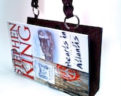 Book Purse made from Stephen King Novel with Shoulder Strap