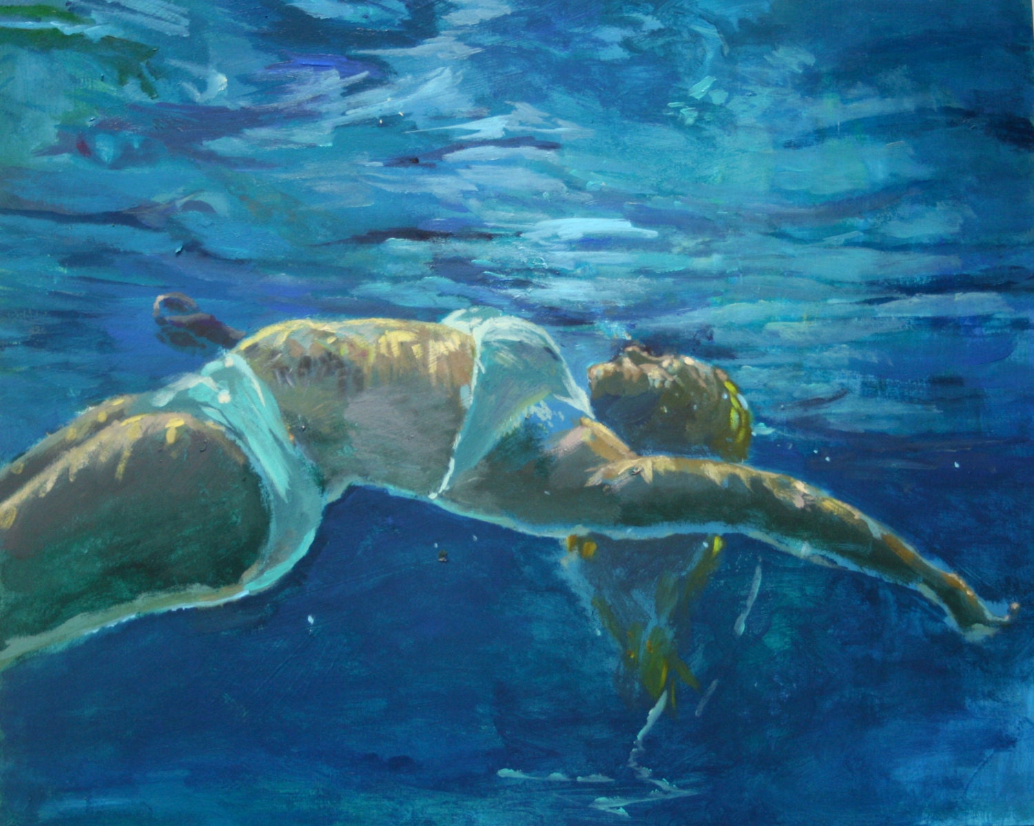 Lovingly / Original Acrylic Painting / 16 x 20 x 2