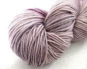 MCN worsted hand dyed yarn - violet  dust