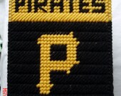 Pittsburgh Pirates Tissue Box Cover in Plastic Canvas