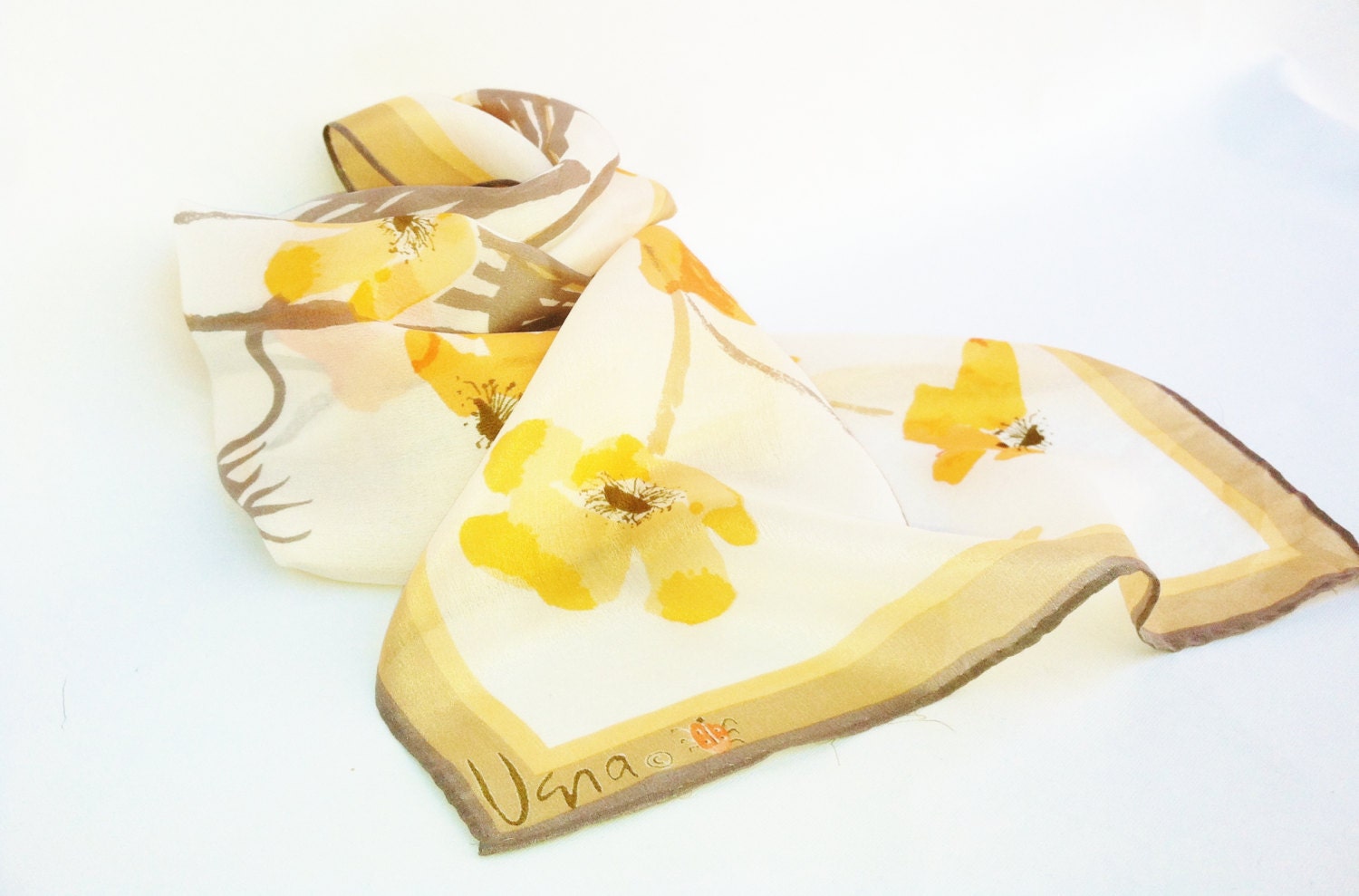 Vintage Silk Scarf  Vera Neumann1960's