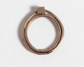 Bronze Cube Stacker Ring Size 6.5-7.5
