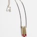 Red Turquoise Lipstick Throne Necklace