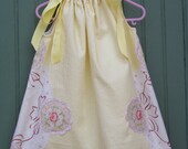 Boutique Pillowcase Dress Vintage Handkerchief SZ 3T Ready to ship or customize Sz 12M-5